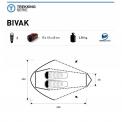 Палатка Trimm Trekking BIVAK, песочный фото навигации 2