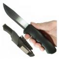 Нож Morakniv BushCraft Survival, нержавеющая сталь, черный, 11835 фото навигации 2