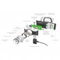 Аккумуляторный налобный фонарь LedLencer MH8 черный 500972 фото навигации 5