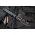 Тактический нож Фельдъегерь AUS-8 Black Titanium Serrated фото навигации 2