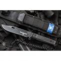 Тактический нож Фельдъегерь AUS-8 Black Titanium Serrated фото навигации 3