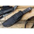 Туристический нож Enzo AUS-8 Black Titanium фото навигации 5